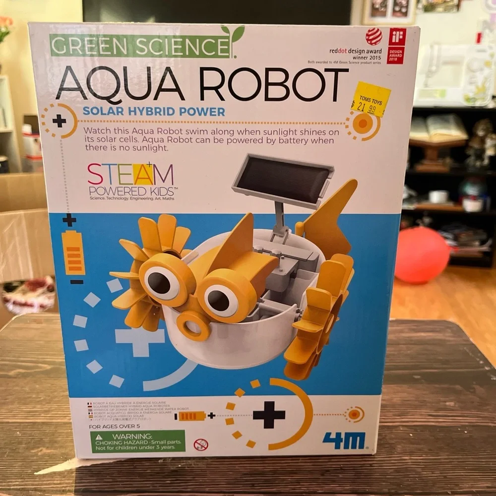 SMITH Aqua Robot Kit with Yellow and Blue Accents